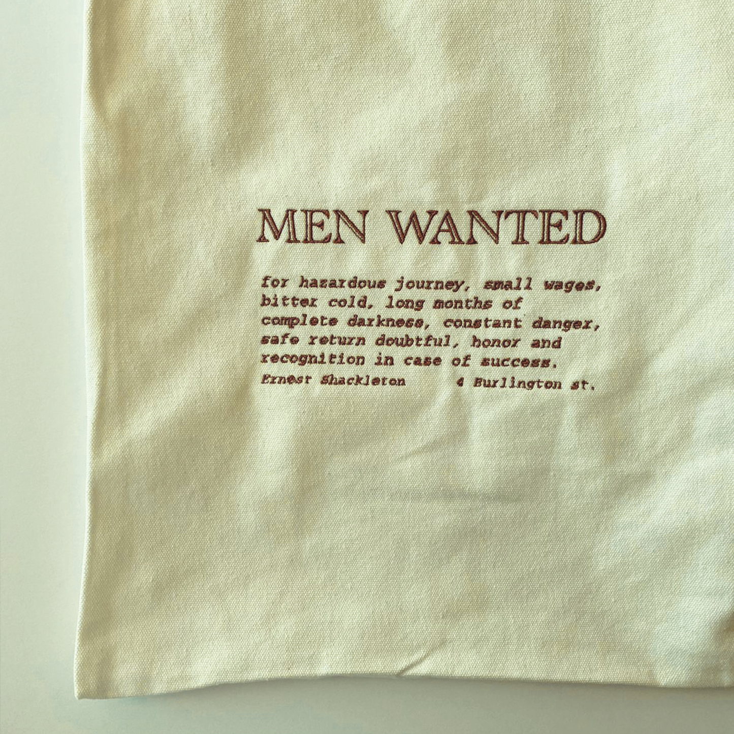 Shackleton Ad Totebag