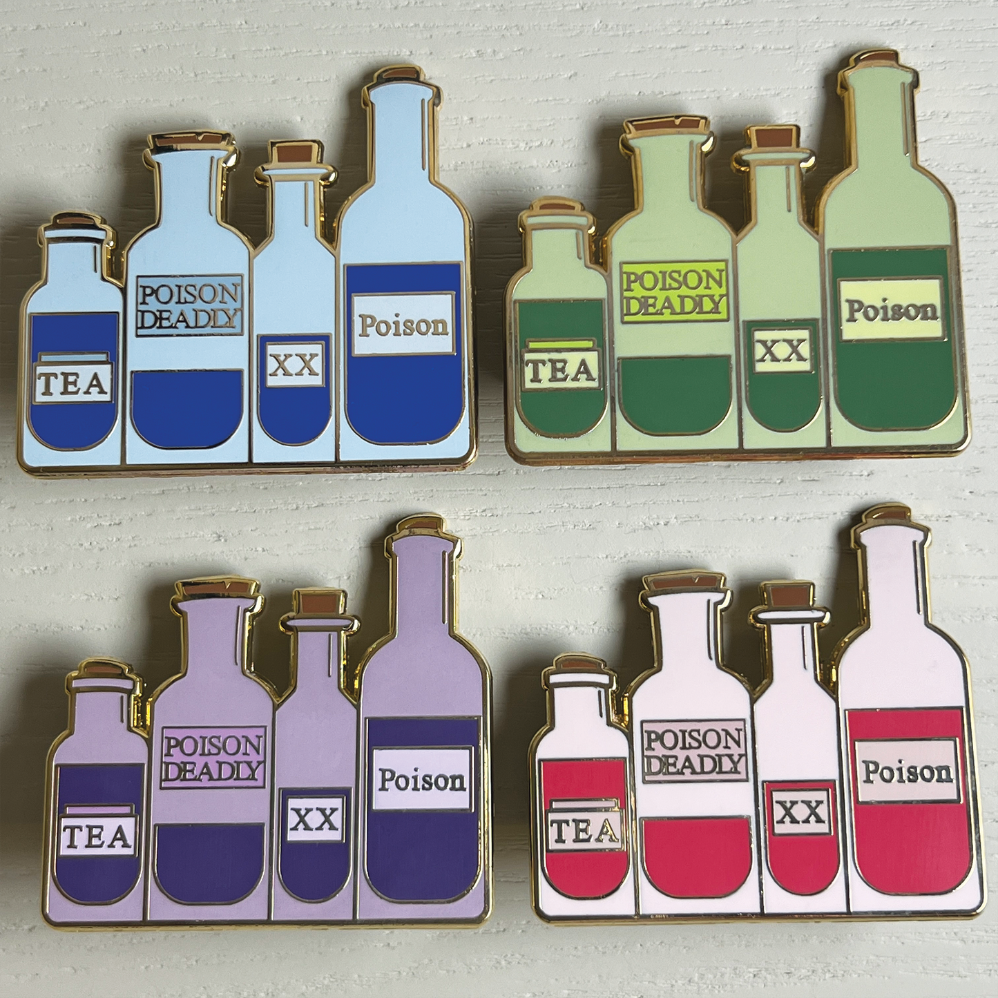 Bottles Enamel Pin