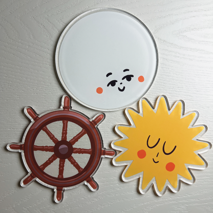 Moon Acrylic Coaster