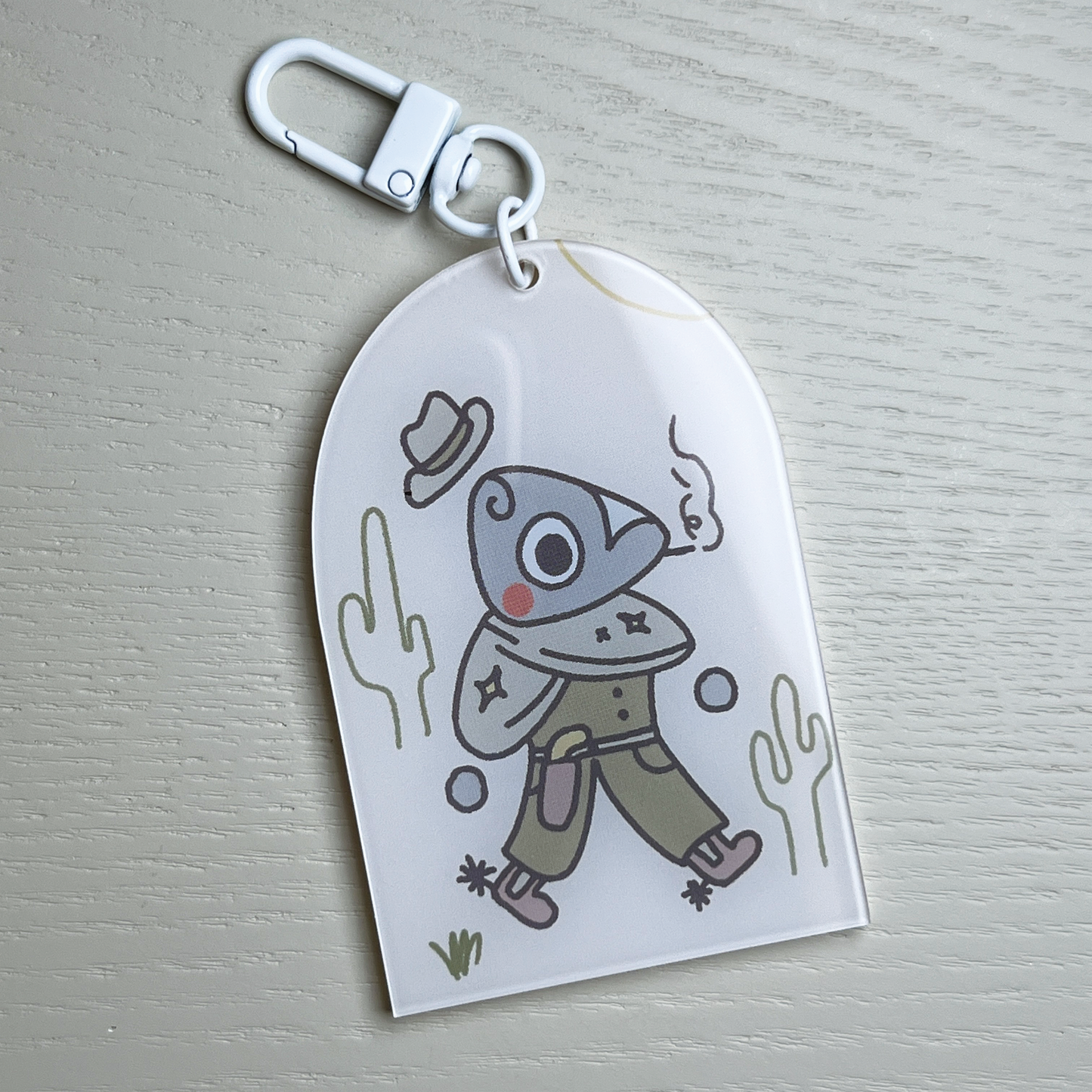 Cowboy Sadeem Acrylic Keychain