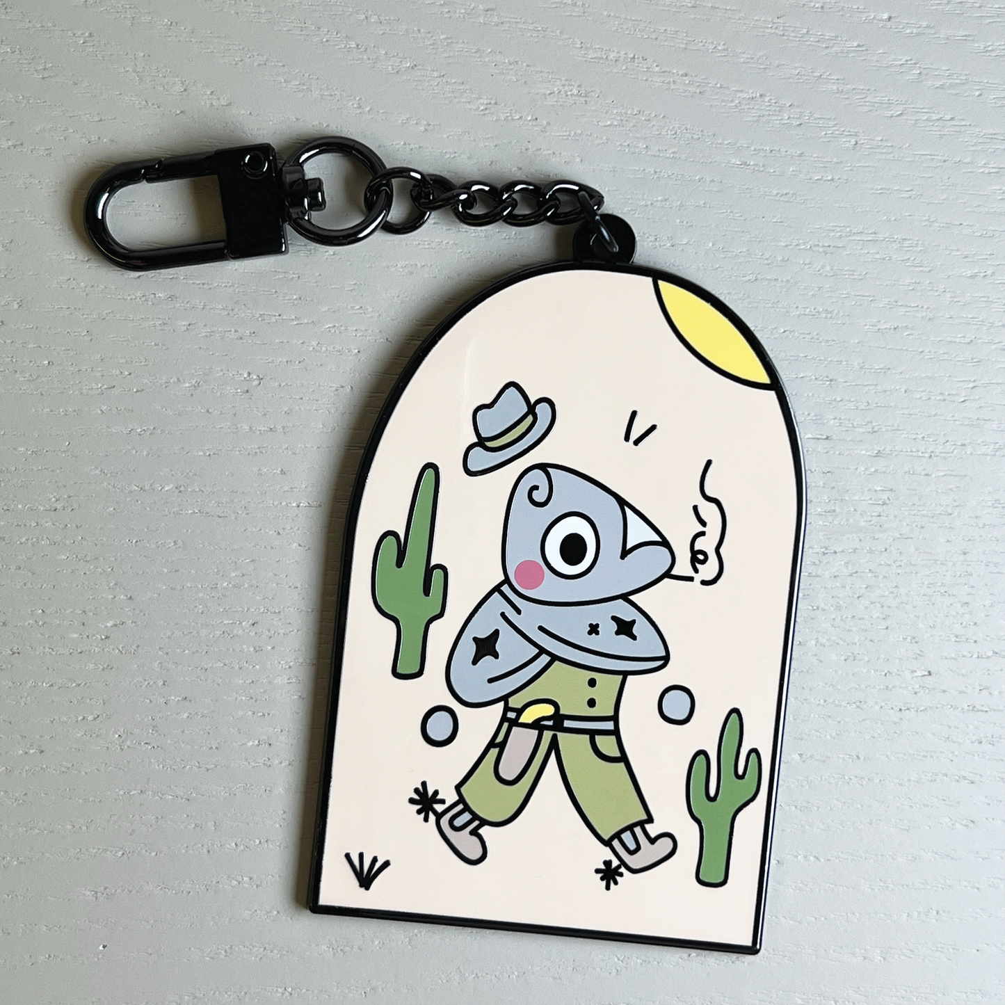 Cowboy Sadeem Enamel Keychain