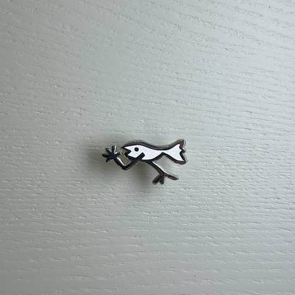 Fishjames with Glitter Enamel Pin