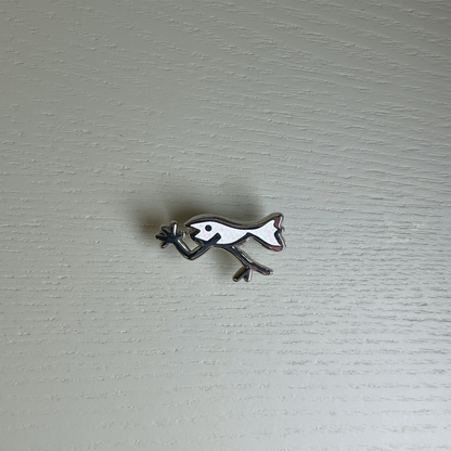 Fishjames with Glitter Enamel Pin