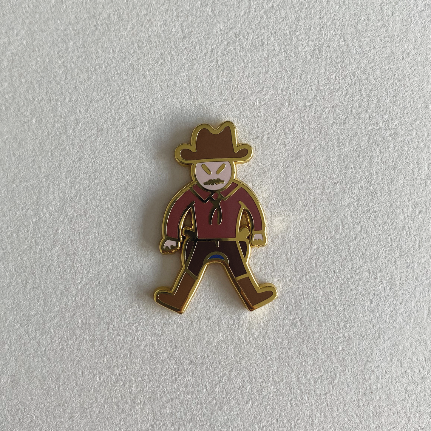 Otis the Cowboy Enamel Pin
