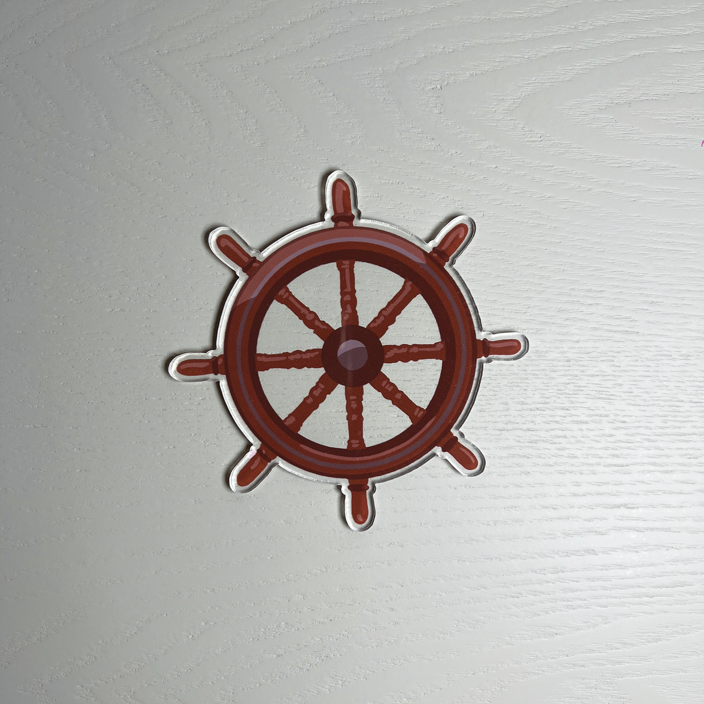 Ship Wheel Acrylic Coaster