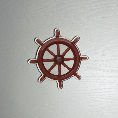 Ship Wheel Acrylic Coaster